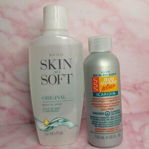 Avon Skin So Soft Duo - Original Body Spray + Bug Guard Spray